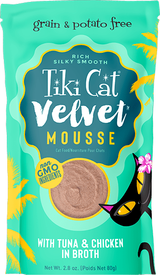 Tiki Cat Velvet Mousse Tuna & Chicken In Broth